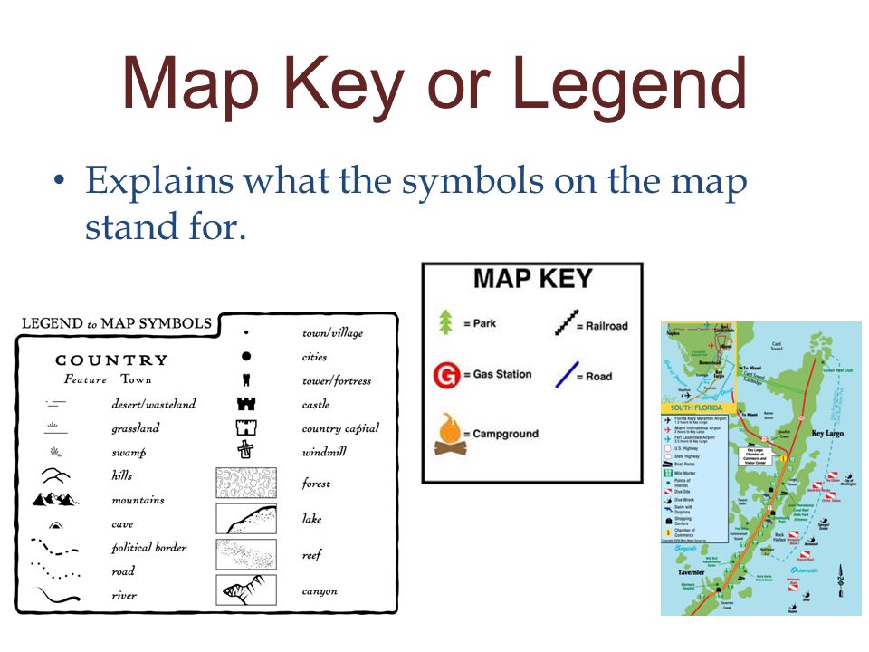 Map Key Or Legend Explains What The Symbols On The Map Stand For Orig 