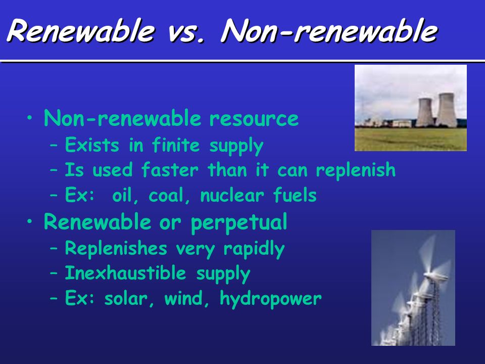 Renewable &amp; Non-Newable Energy - Francine
